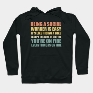 Funny Social Work Quote Hoodie